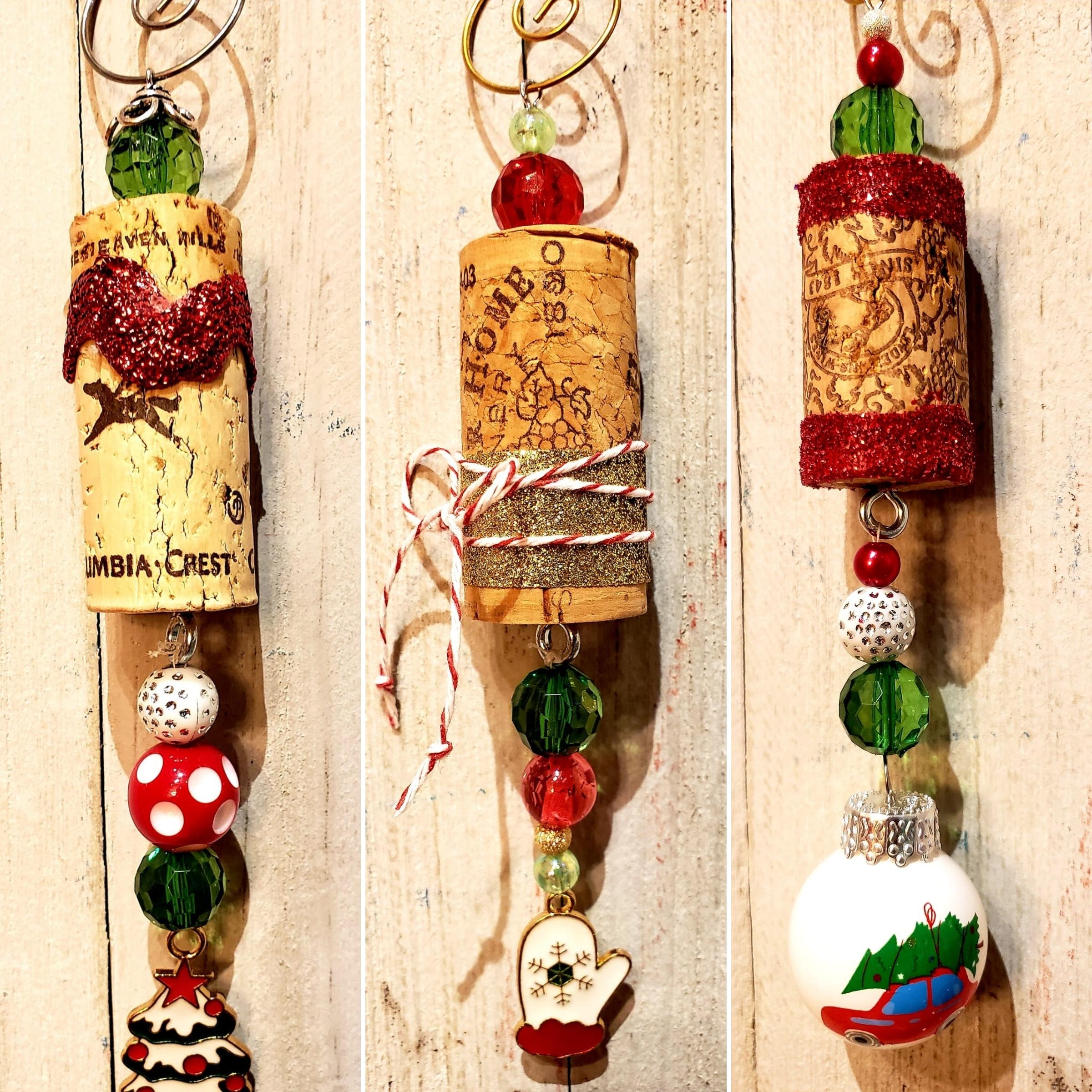 Christmas Cork Ornaments Adult Party